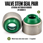 APJ000014 ATHENA M73904SV00000 metal-base valve stem seal pair numbered guide, two seals supplied